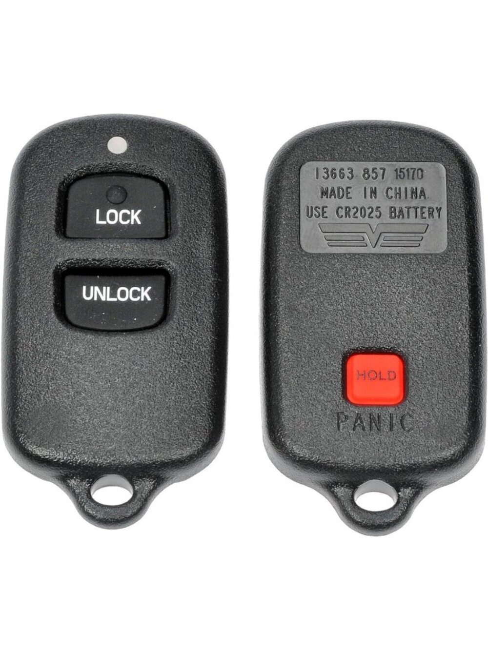 Keyless Remote Case Repair for Scion & Toyota Models - Durable Black Design